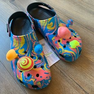 Diplo x Crocs limited edition mushroom crocs